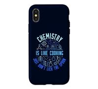 Chemistry is Like Cooking Just Don't Lick the Spoon Chemist Case for iPhone X/XS