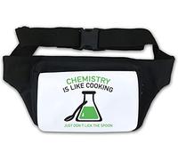 Chemistry is Like Cooking Just Don't Lick The Spoon Waist Bag Fanny Pack White