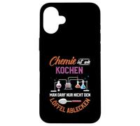 Chemistry is like cooking you just can't lick the spoon Case for iPhone 16 Plus