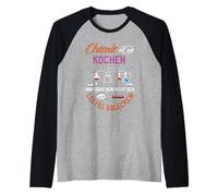 Chemistry is like cooking you just can't lick the spoon Raglan Baseball Tee