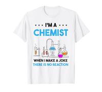Chemistry joke for chemists with humor no reaction T-Shirt