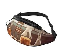 Chemistry Lab Fanny Pack for Men Women, Waterproof Sports Waist Bag Fashion Belt Bag Crossbody Bags Hip Bum Bag with Adjustable Strap Large Sling Bag Purse for Travel Hiking