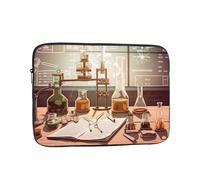 Chemistry Lab Laptop Case 17 inch, Shockproof Protective Computer Sleeve Cover Water Resistant Laptop Bag Carrying Tablet Cover Briefcase Handbags Gifts for Men Women