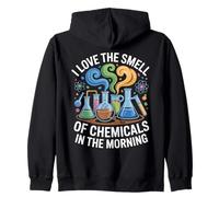 Chemistry Lab Morning Chemical Aroma Science Zip Hoodie
