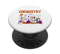 Chemistry Lab Science Funny Chemist STEM Chemistry Teacher PopSockets Adhesive PopGrip