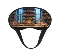 Chemistry Laboratory Sleep Mask for Side Sleeper Soft Breathable Sleeping Eye Mask Blackout Silk Eye Sleep Shade Cover with Elastic Strap Night Blindfold for Women Men Travel Nap