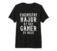 Chemistry Major By Day Gamer By Night - Chemistry Students Premium T-Shirt