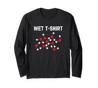 Chemistry Major Water Molecule H2O Shirt Long Sleeve T-Shirt