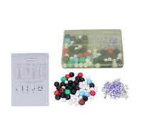 Chemistry Molecular Model Kit Colorful PP Balls 3D Molecular Structure Model with Storage Box for School oratory Education Students Teachers 57 Atom 40 Short Bond 16 Double Bond