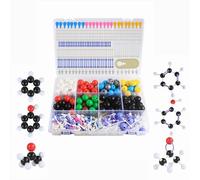 Chemistry Molecular Model Kit for Student and Teacher-472 Pieces, 200 Atoms, 248Link Keys, 24 Electric Cloud Sheets,1 Open Key Tool