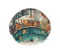 Chemistry Print print Bath cap Large bath cap Fit for all lengths of hair Protects hair bath cap Reusable