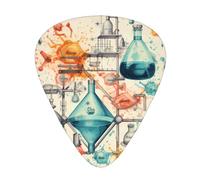 Chemistry Print print Guitar Picks 12 Pack Assorted Thickness for Guitar,ukulele,0.46/0.71/0.96mm