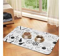 Chemistry Print Print Pet Absorbent Leather Tablecloth Perfect for Dogs, Cats, and Other Pets