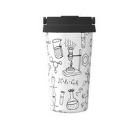 Chemistry Print Printing Casual Travel Coffee Mug for Hot Cold Coffee Stainless Steel Tumbler for Home Office Travel
