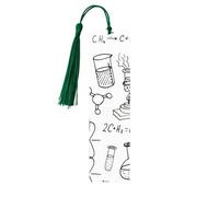 Chemistry Printdouble Sided Printed Wooden Bookmark 18x3.1cm for Reading, A Gift for Book Enthusiasts and Readers, and A Reading Accessory for Book Enthusiasts