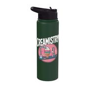 Chemistry Pun Joke Chemist Nerd Science Ice Cream Stainless Steel Insulated Water Bottle