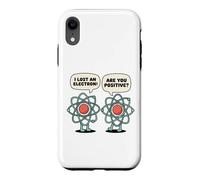 Chemistry Pun Positive Electron Science humor teacher Case for iPhone XR