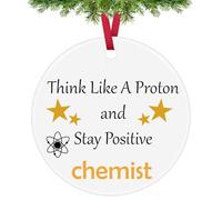 Chemistry Student Gifts Christmas Ornaments Chemist Gifts Science Lovers Gifts Ceramic Ornament Science Teacher Appreciation Gift Physicist Atomic Science Friends Coworker Gifts