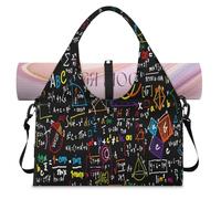 Chemistry Table Sports Duffel Bag for Women Men Chemistry Weekend Overnight Bag with Shoe Compartment Shoulder Tote Luggage Bag for Yoga Gym Travel