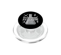 Chemistry Teacher It's Not Magic It's Chemistry PopSockets PopGrip for MagSafe