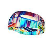 Chemistry Test Tube Print Comfortable Sports Sweatband For Men Women Stretchy Breathable For Running Yoga