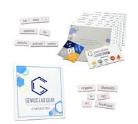 Chemistry Word Magnets Kit: Funny Nerdy Poetry Set for College PhD Chemists