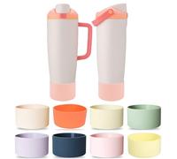 CHEMLLC Silicone Water Bottle Boot for Owala 30oz & 40oz Free Sip Sway, Water Bottle Owala Accessories (Light Pink)