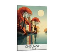 Chełmno Poland Vintage Travel Poster Wall Art Bedroom Prints Home Decor Hanging Picture Canvas 08x12inch(20x30cm)
