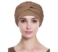 Chemo Bandanas for Women Head Coverings for Chemo Patients Stylish Beanie Khaki