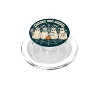 Chemo Boo Squad Nurse Ghost Halloween Pink Ribbon Cute PopSockets PopGrip for MagSafe