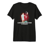 Chemo Day Destruction in Progress Quote Cancer Survivor Premium T-Shirt