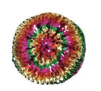 Chemo Headwear ABBA Beanie Sequin Beret Hat Headwrap Cap - Turban Bandana Sparkle ABBA Voyage