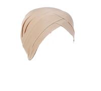 Chemo Headwear Beanie Cap Hat Turban Head Scarf or Skull Cap Wig Liner up to 55cm (Nude)