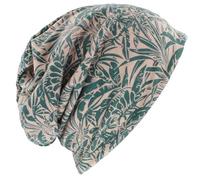 Chemo Headwear Beanie Head Wrap Scarf Turban Cap Cotton Feel Alopecia Bandana Head Cover Multifunction (Pink Leaf)