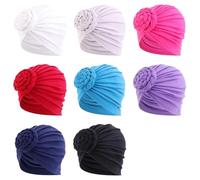 Chemo Headwear Headwrap Headscarf Turban Beanie Hat - Soft Comfort Cancer Cap (UK, Alpha, One Size, Purple)