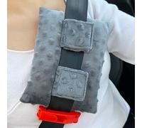 Chemo Port Pillow, Open Heart Surgery Recovery Gifts Pacemaker Cover Pad Protector Cushion for Post-Surgery Breast Cancer Patients, Minky Dot Dark Gray