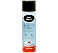 Chemodex Pro Cote Spray Paint - VHT Matt Black (500ml). High Temperature Spray Paint for Steel, Aluminium, Iron and Other Metals. 500ml Aerosol Spray Bottle. Fast Drying Spray Paint.