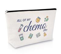 Chemotherapy Treatment Gift for Women Cancer Survivor Makeup Bag Chemotherapy Treatment Cosmetic Travel Bag for Chemo Survivors Patients Fighting Cancer Gifts for Women Her Colleague Sister
