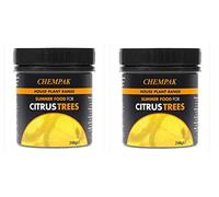 Chempak Citrus Trees Summer Fertiliser Feed Food 200 Gram Tub Twin Pack