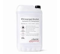 Chems Express 70% Isopropyl Alcohol | 25 litre | Disinfectant | Super Strength IPA Surface Sanitiser | 70% Isopropyl Alcohol | Clear Liquid