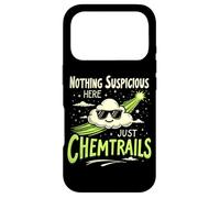 Chemtrails Conspiracy Theory and Secret Weather Control Tee Case for iPhone 17 Pro