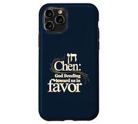 Chen God Bending Toward Us in Favor (Hebrew for Grace) Case for iPhone 11 Pro