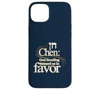 Chen God Bending Toward Us in Favor (Hebrew for Grace) Case for iPhone 15 Plus