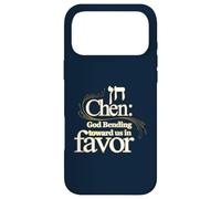 Chen God Bending Toward Us in Favor (Hebrew for Grace) Case for iPhone 17 Pro Max