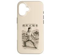 Chen Style Tai Chi Chinese Woman Pose in Countryside Case for iPhone 16