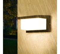 CHENBEN Outdoor Wall Lights,18W 3000K IP65 Waterproof Outside Lights Mains Powered,Aluminium Outside Wall Lights,Front Door Lights for Porch,Garden,Garage,Living Room