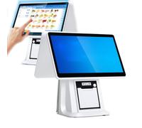 CHENCOO Terminal/Register for Retail or Hospitality, Point of Sale Cash Register, 15.6” Touch Screen, 4GB RAM, 64G SSD, 1366 * 768 Pix, for Retail, Restaurant,White