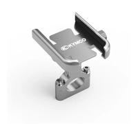 CHENDIMOTO For KYMCO DOWNTOWN NIKITA GDINK KXCT Motorcycle Handlebar Mirror Mobile Phone Holder GPS Stand Bracket(Handlebar Silver)