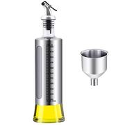 CHENEYMX Oil Dispenser Bottle for Cooking Olive Oil Dispenser Oil Sprayer Portable Oil Sprayer for Kitchen Salad Frying BBQ Meats Restaurant and 1 Funnel (17OZ*1)