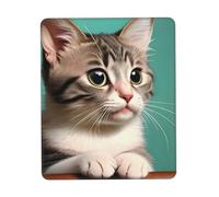 chenfandi A Curious Catmouse Pad, Computer Mouse Pad With Non-Slip Rubber Base For Office,#Gaming, Learning, 10 X 12 Inch.